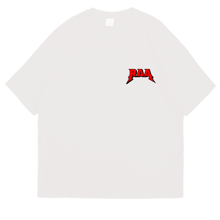 "SURRENDER MY SPIRIT" ESSENTIAL TEE (WHITE/RED)