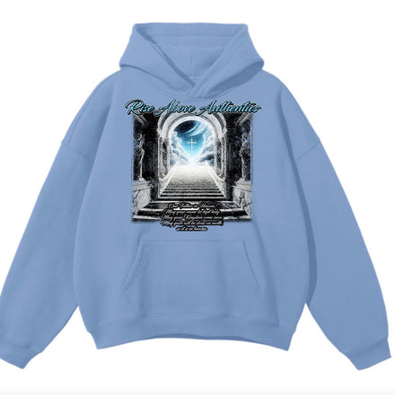 "The Lord's Prayer" Medium Blue Hoodie