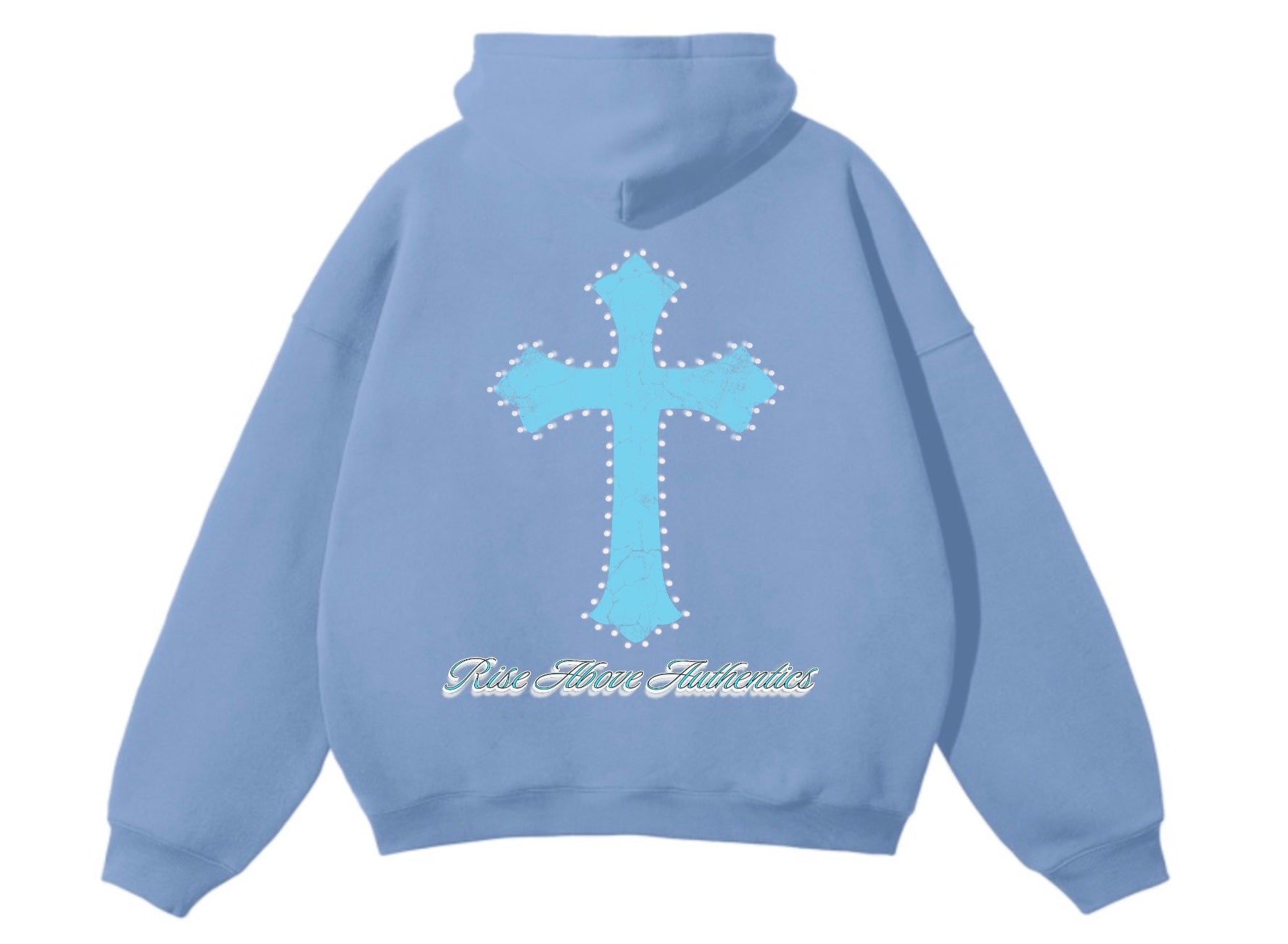 "The Lord's Prayer" Medium Blue Hoodie
